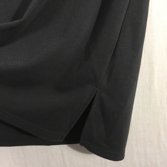 BaiShengGt Dark Grey Cowl Neck Long Sleeve Tunic - Picture 6 of 7